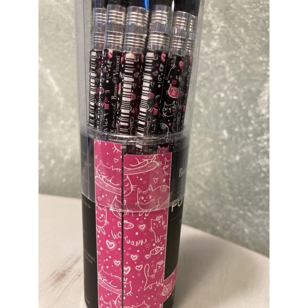 Bruno Visconti Fun Graphix Mechanical Pencils With Sharpener On Top 2.0 24 Pack